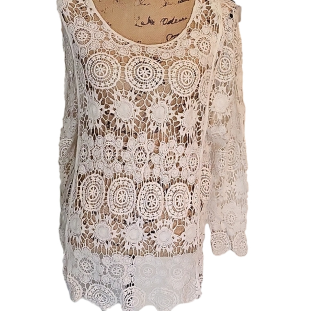 Susana Moda Women's sheer top Clearance!!!